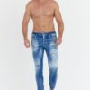 DSQUARED2 Niebieskie jeansy męskie skater jeans, Rozmiar 54