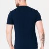GUESS Granatowy t-shirt męski beachwear