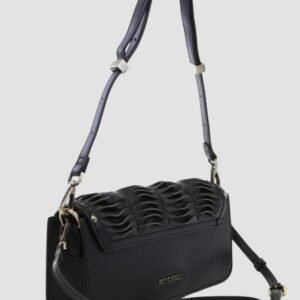 JUST CAVALLI Czarna torebka Gothic Woving