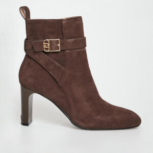 3ae3a8442ab59eb43ce0d127d7822c6bafa77b7e Botki zamszowe na obcasie LIU JO