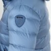 BLAUER Niebieska puchowa kurtka męska z kapturem