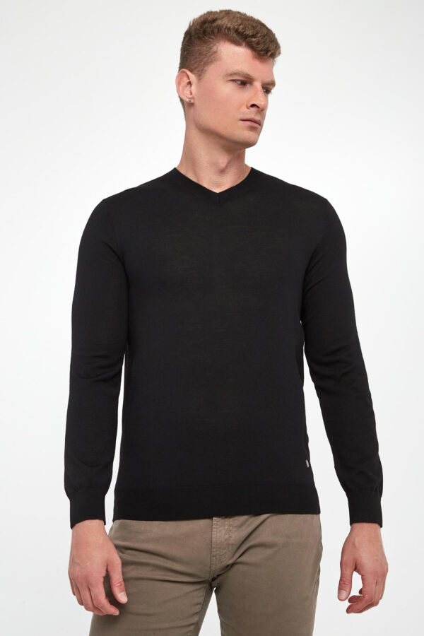 Sweter męski z wełny merino LIU JO