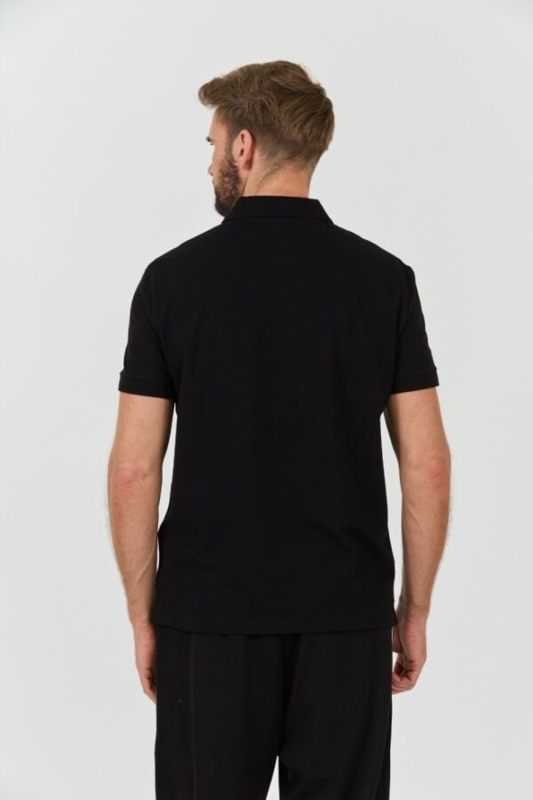 ARMANI EXCHANGE Czarne męskie polo