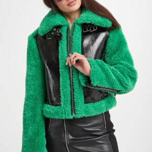 Kurtka damska z futrem KARL LAGERFELD