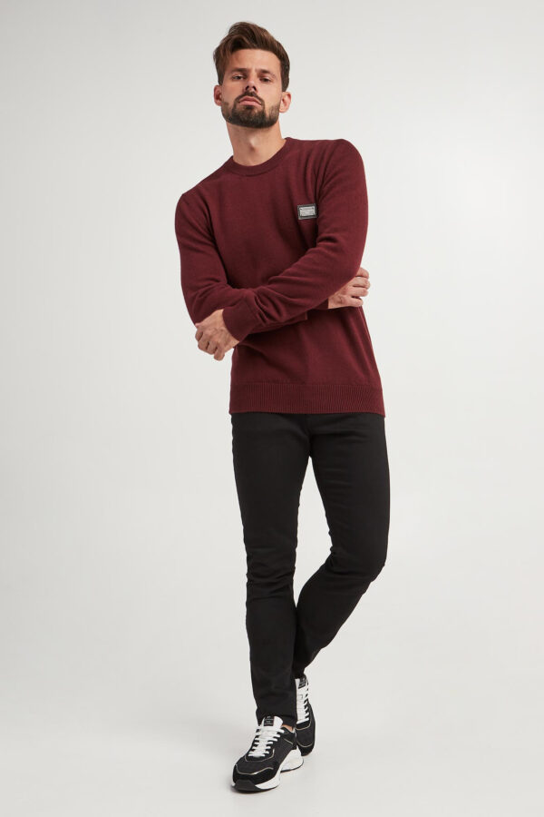 3c6c134b9097d129ec50bdfb43ddca2850789709 Sweter męski wełniany DOLCE & GABBANA