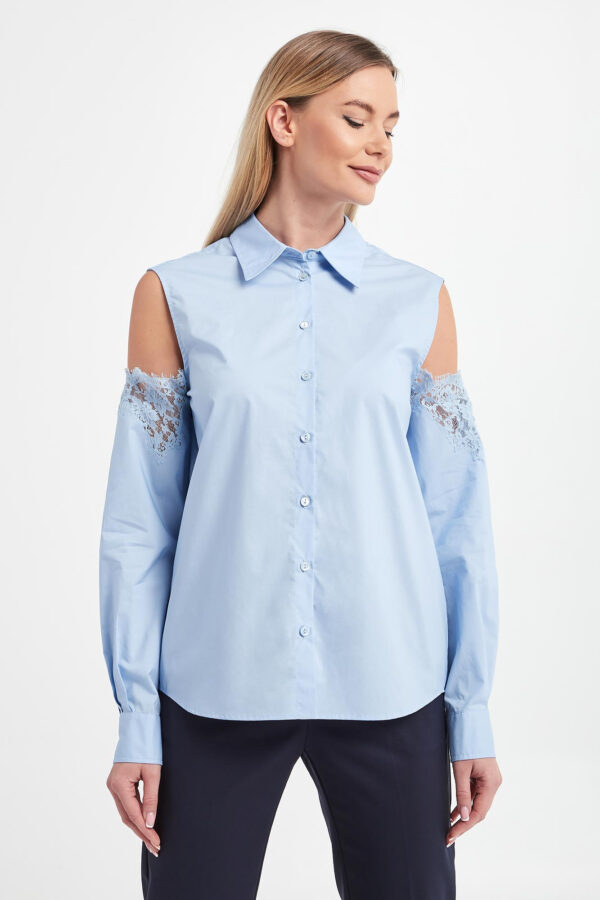 3cd42f1165a9193bb252fd440f8c609e1663d96d Koszula damska popelinowa ERMANNO FIRENZE