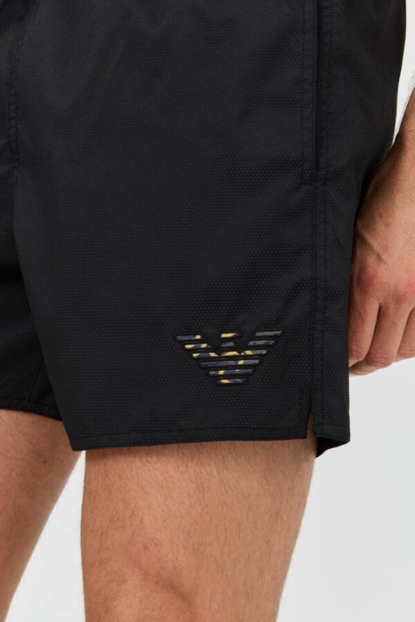 EMPORIO ARMANI Czarne męskie kąpielówki, Rozmiar 52