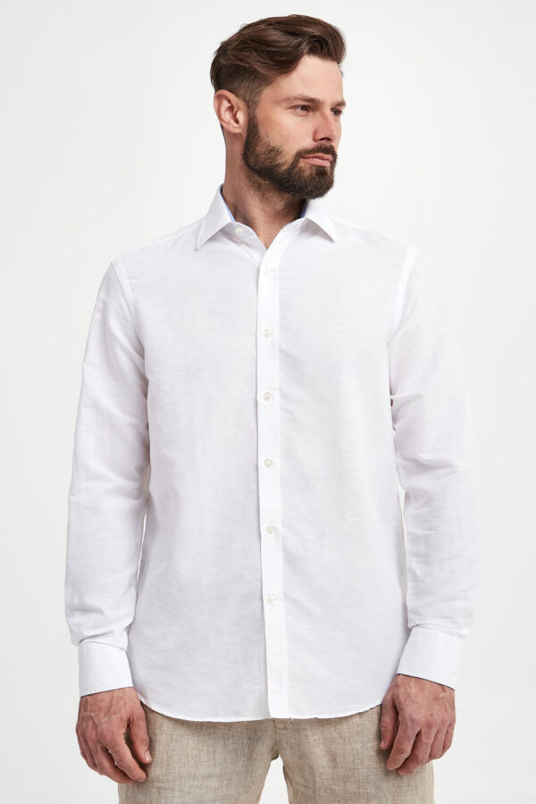 3dc6e5eb56f7743e337cb6aa61b4d87048dbd8a6 Koszula męska lniana PAUL&SHARK