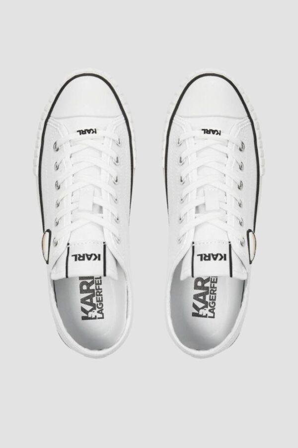 KARL LAGERFELD Białe damskie trampki KAMPUS MAX NFT
