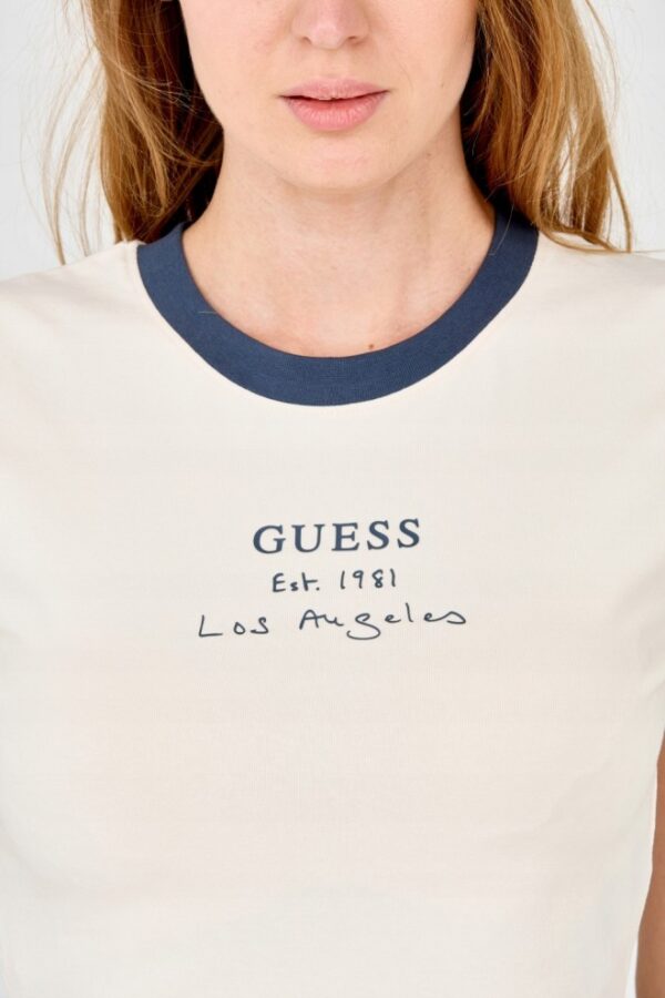 GUESS Ecru damski crop top