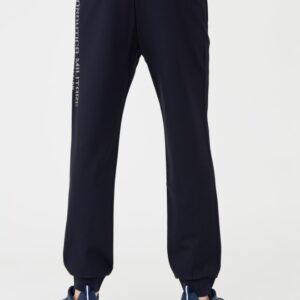 3ef12013ddc2639950857535eec1500e4785c329 AERONAUTICA MILITARE Granatowe męskie spodnie dresowe