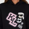 KARL LAGERFELD Czarna damska bluza Ikonik
