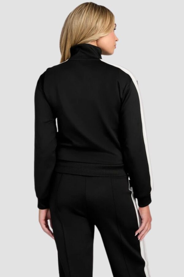 GUESS Czarna damska bluza z lampasami Yarrow