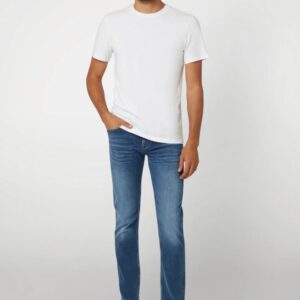 GUESS Niebieskie męskie spodnie jeansowe Finnley