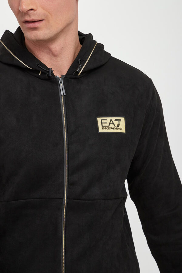 Bluza męska welurowa EA7 EMPORIO ARMANI