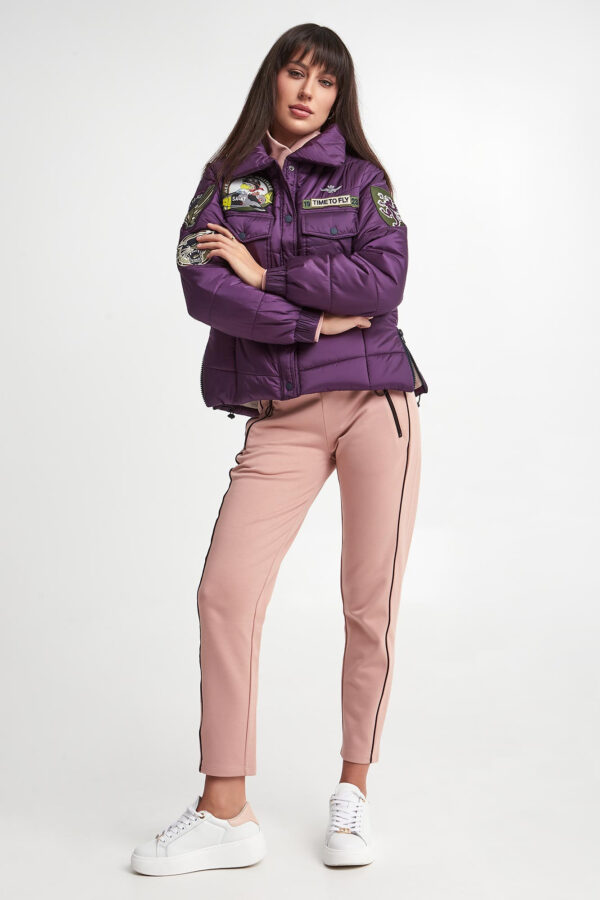 3f4f8e70499122482aead638d51b0666b6d51ff5 Kurtka damska pikowana AERONAUTICA MILITARE