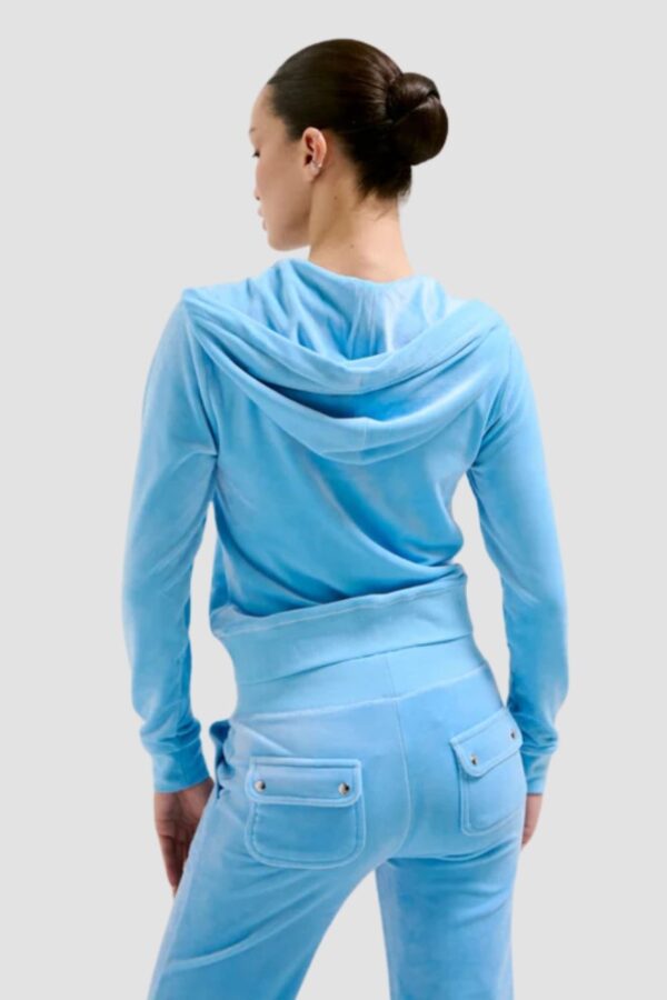 JUICY COUTURE Błękitna damska bluza Robertson Hoodie