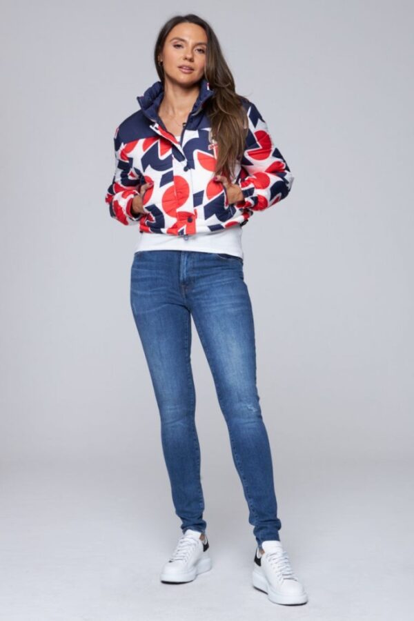 INVICTA Krótka kurtka puchowa damska w logo