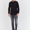 TOMMY JEANS Czarny męski longsleeve