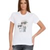 KARL LAGERFELD Biały damski t-shirt Ikonik 2.0