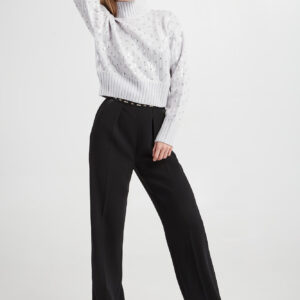 Sweter damski z cekinami PATRIZIA PEPE