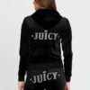JUICY COUTURE Czarna damska bluza z cyrkoniami Rodeo Robertson