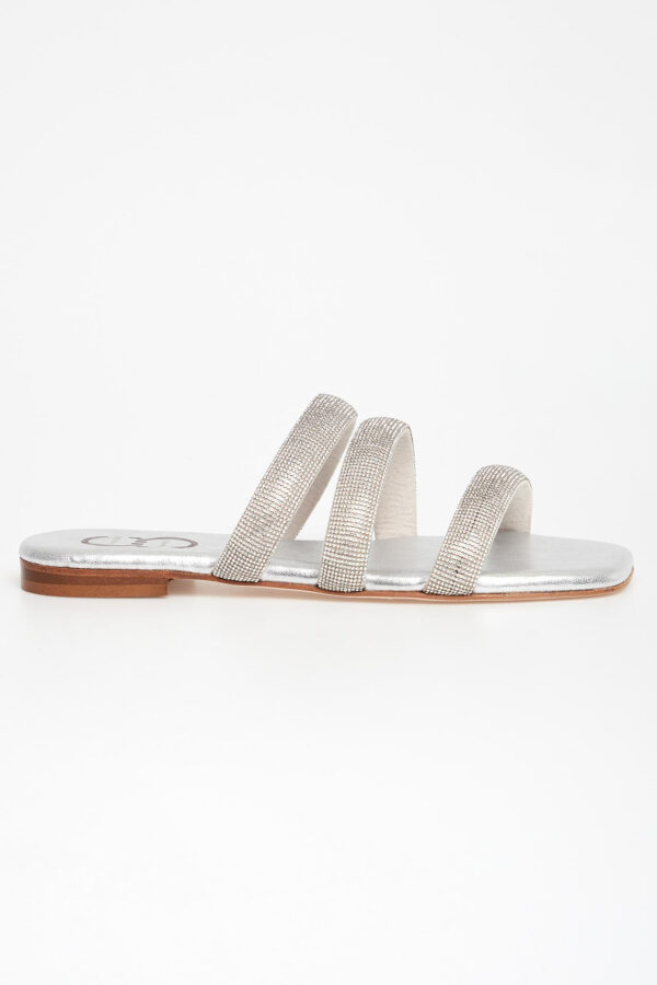 Klapki damskie skórzane CESARE CASADEI