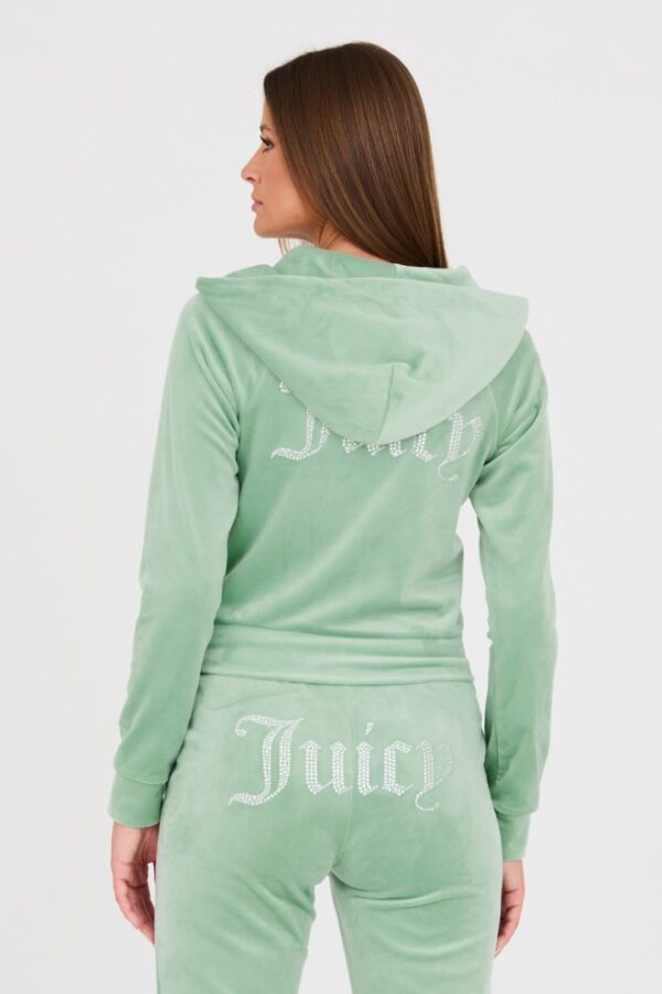 JUICY COUTURE Seledynowa damska bluza Madison