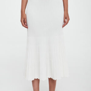 Spódnica prążkowana midi Las Palmas PINKO