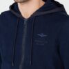 AERONAUTICA MILITARE Granatowa męska bluza z kapturem