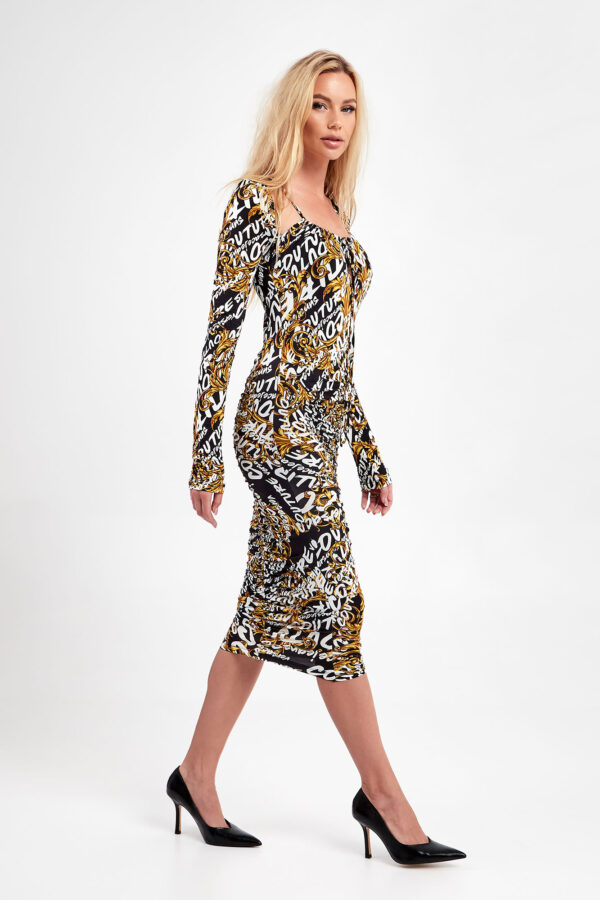 412750ab532ae8de051b367db914d13bd7d82876 Sukienka VERSACE JEANS COUTURE