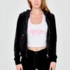 JUICY COUTURE Czarna damska bluza Robertson Hoodie