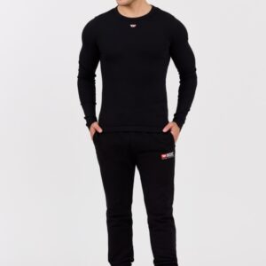 DIESEL Czarny longsleeve męski D-RIBBER-LS-N