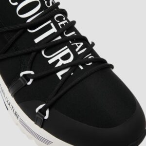 VERSACE JEANS COUTURE Czarne męskie sneakersy Fondo Dynamic Dis. Sa6