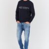 ARMANI EXCHANGE Granatowa męska bluza