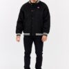TOMMY JEANS Czarny męski bomber z domieszką wełny Varsity