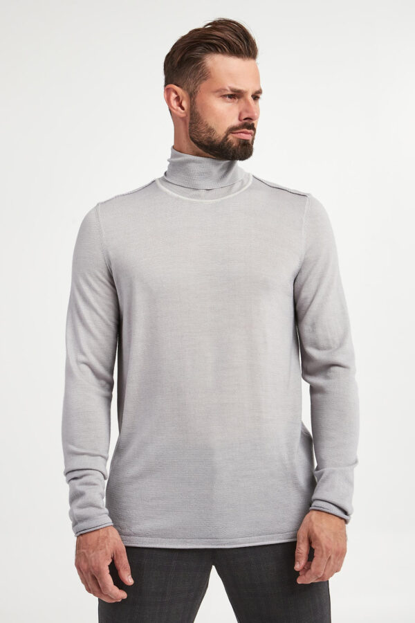 Sweter męski z golfem wełniany Lollor JOOP! JEAN