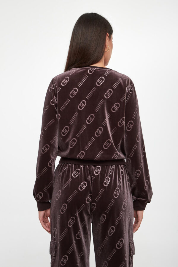 Bluza damska welurowa LIU JO