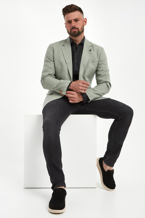 4489cc6d843a7740f6e4e712792dc5f0a286458c Marynarka męska lniana LIU JO