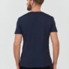 GUESS Granatowy męski t-shirt New Tech Str T