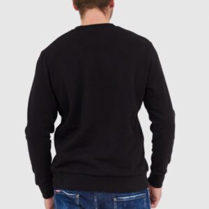 44e7cf874cabaedc06f7cba15a853209c01b3ffd LA MARTINA Czarna bluza męska z tłoczonym logo