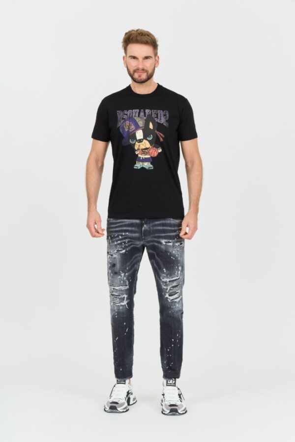 DSQUARED2 Czarny męski t-shirt Cool Fit Tee