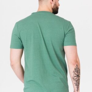 469197beb3f331b1e282ecac9a857cd96722d62e GUESS Zielony t-shirt męski z trójkątnym logo