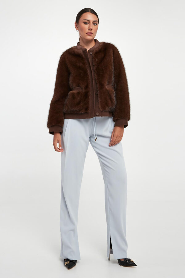 Futro damskie wełniane VALENTINI