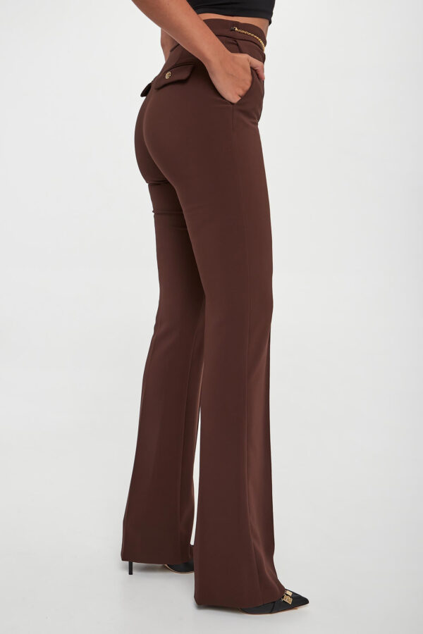 Spodnie damskie z krepy ELISABETTA FRANCHI