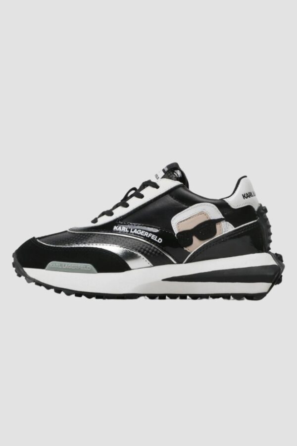 KARL LAGERFELD Czarne sneakersy Zone Ikon Lo Runner