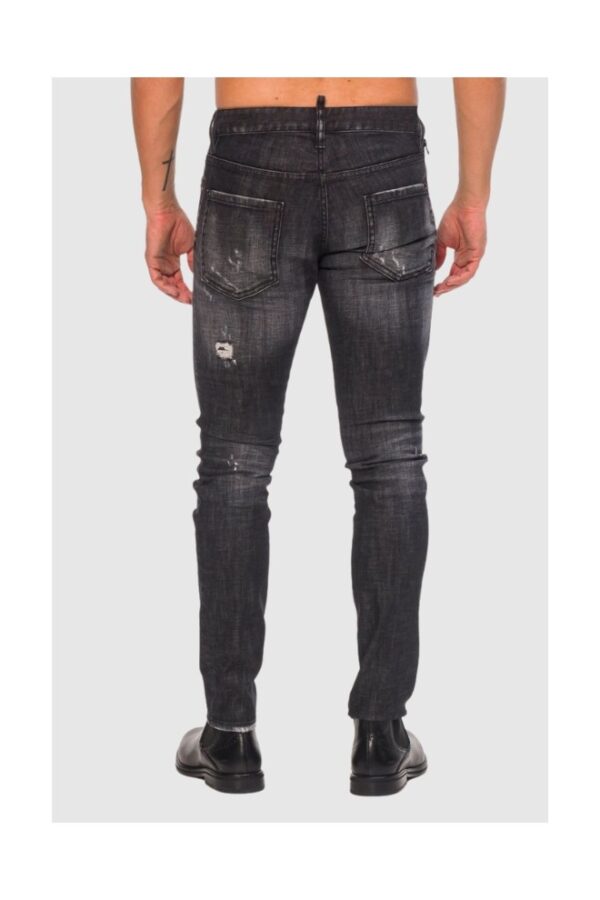DSQUARED2 Czarne jeansy męskie Cool guy jean, Rozmiar 48