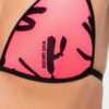 MOSCHINO Różowa góra od bikini w litery