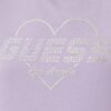 GUESS Lawendowy damski t-shirt bawełniany Narciso