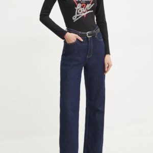 4930c1cf315d7648ed4a50be280bce8eb950e120 GUESS Czarny damski longsleeve Love Tee